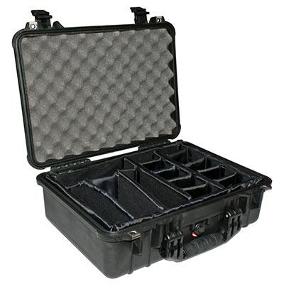 Peli™ 1500 Case with Dividers - Black