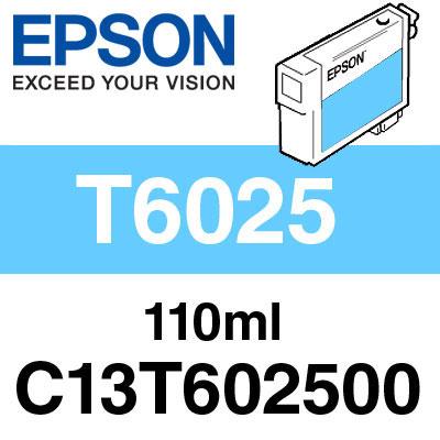 Epson T6025 Light Cyan Ink Cartridge