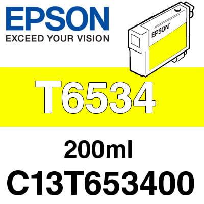 Epson T6534 Yellow Ink Cartridge