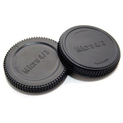 JJC Rear Lens Cap / Body Cap Combo - Micro Four Thirds Fit