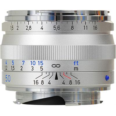 Zeiss 50mm f1.5 C Sonnar T* ZM Lens for Leica M - Silver