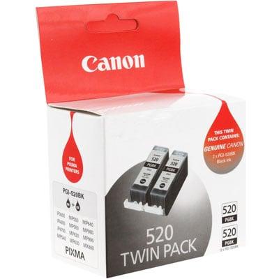 Canon PGI-520BK Black Ink Cartridge Twin Pack