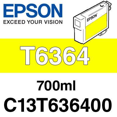 Epson T6364 Yellow Ink Cartridge