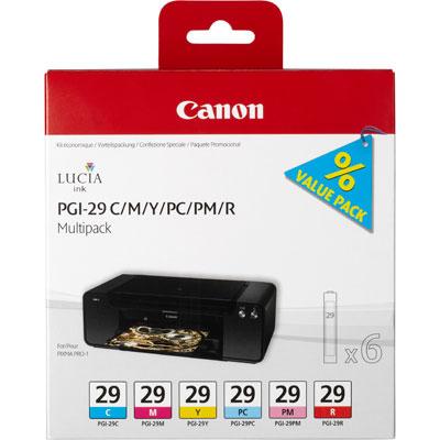Canon PGI-29 C/M/Y/PC/PM/R Colour Multipack