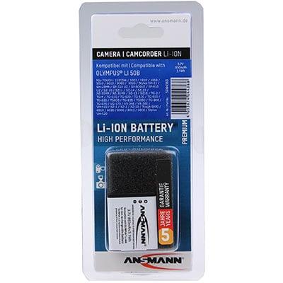 Ansmann A-Oly Li 50 B Battery (Olympus Li-50B)