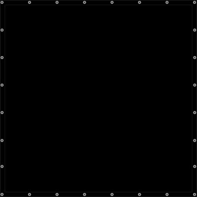 California Sunbounce Sun Scrim 8x8 Screen - Polyester Black