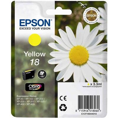 Epson 18 Series Yellow Ink Cartridge