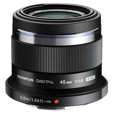 Olympus M.Zuiko Digital 45mm f1.8 Digital Lens - Black