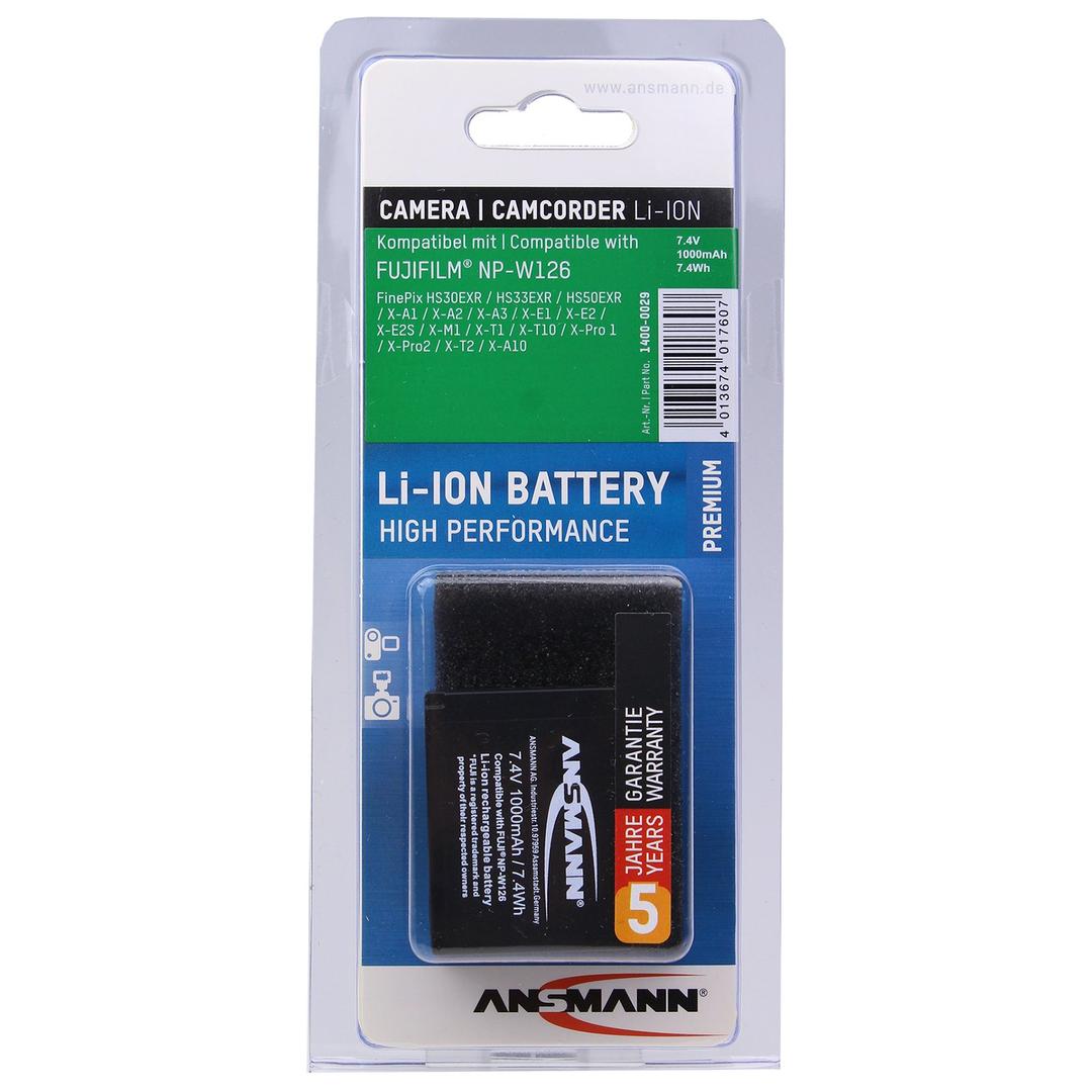 Ansmann NP-W126 Battery (Fujifilm NP-W126)