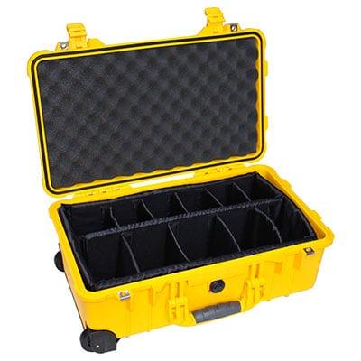 Peli™ 1510 Carry On Case with Dividers - Yellow