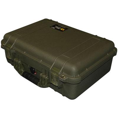 Peli™ 1500 Case with Dividers - OD Green