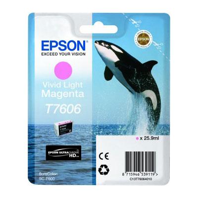 Epson T7606 Vivid Light Magenta Ink Cartridge