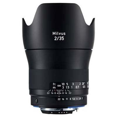 Zeiss 35mm f2 Milvus ZF.2 Lens - Nikon F Mount