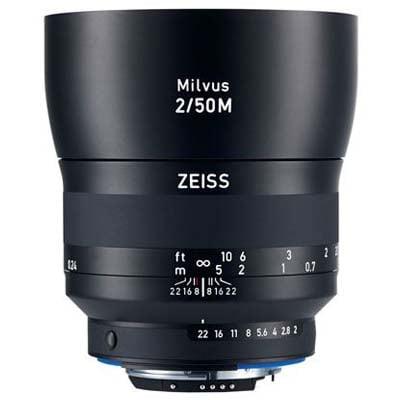 Zeiss 50mm f2 Makro-Planar Milvus ZF.2 Lens - Nikon Fit