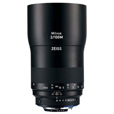 Zeiss 100mm f2 Makro-Planar Milvus ZF.2 Lens - Nikon F Mount