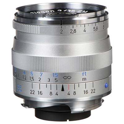 Zeiss 35mm f2 Biogon T* ZM Lens for Leica M - Silver