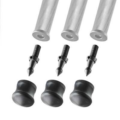 Gitzo Spike + Rubber Foot 38mm 3Pcs