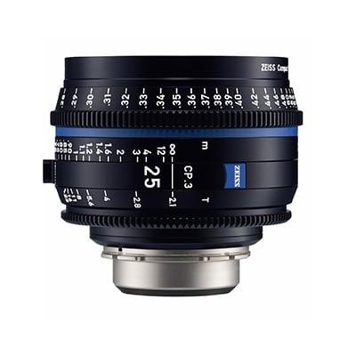 Zeiss CP.3 25mm T2.1 Lens - F Mount (Feet)