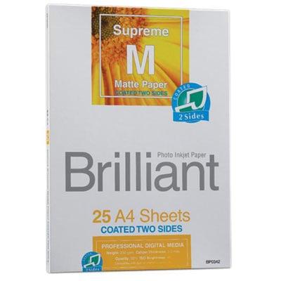 Brilliant Supreme Double Sided Matte A4 x 25 sheets