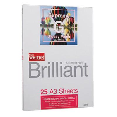 Brilliant Supreme Glossy A3 x 25 sheets