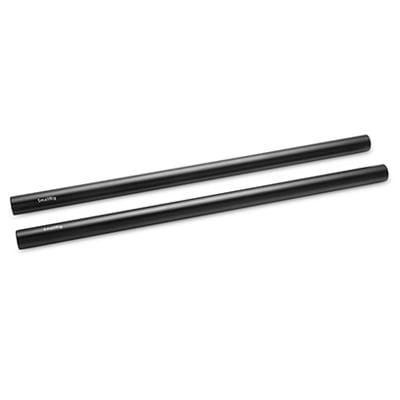 SmallRig 2pcs 15mm Black Aluminum Alloy Rod (M12-30cm) 12inch