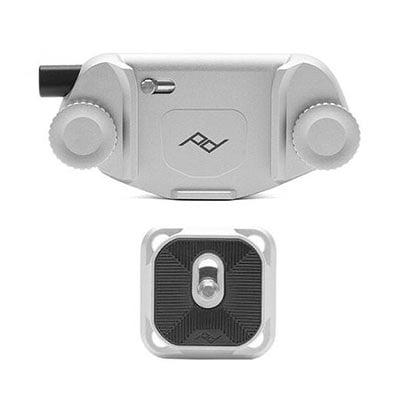 Peak Design Capture Camera Clip V3 with Standard Plate (Silver)