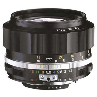Voigtlander 58mm F1.4 SLII-S Nokton - Nikon Fit - Black