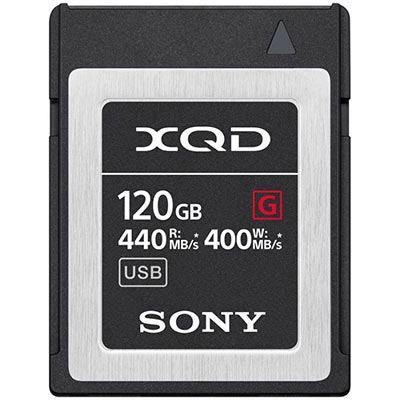 Sony 120GB XQD Flash Memory Card - G Series (Read 440MB/s and Write 400MB/s)