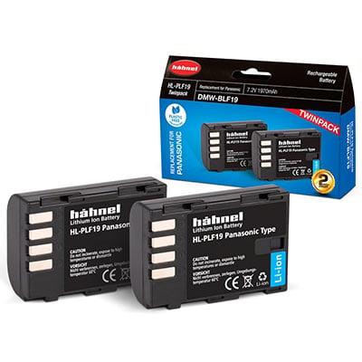 Hahnel HL-PLF19 Battery (Panasonic DMW-BLF19E) - Twin Pack