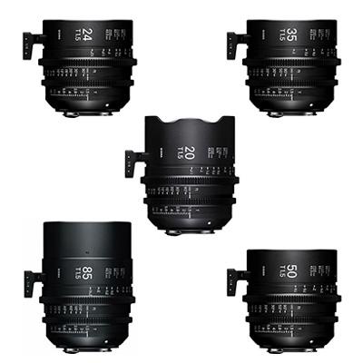 Sigma Cine FF High Speed 5 Prime Kit - Canon Mount