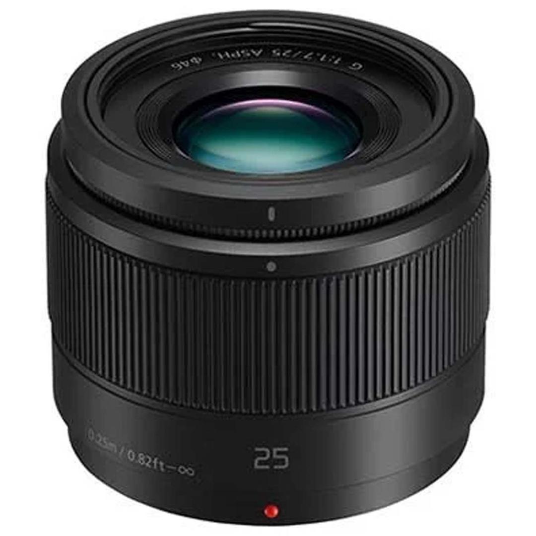 Panasonic 25mm f1.7 LUMIX G ASPH Black Lens - Micro Four Thirds Fit (White box)