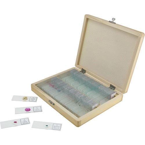 Celestron Prepared Microscope Slides - 100 piece box