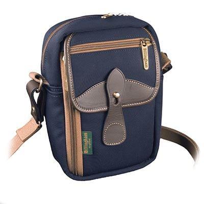 Billingham Airline Stowaway Shoulder Bag - Navy / Chocolate