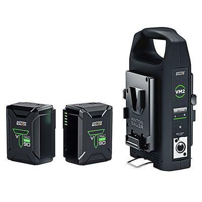 Anton Bauer Titon Micro 90 V Mount two battery kit with VM2 charger