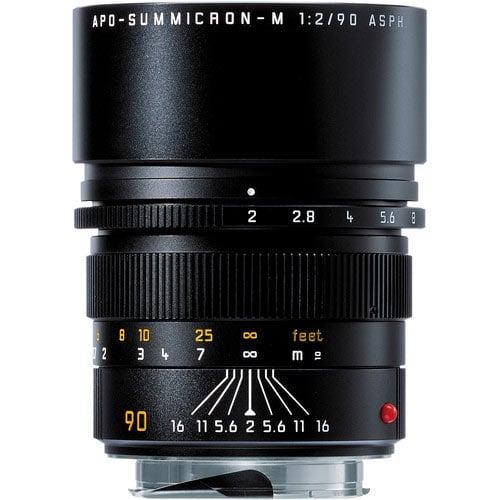 Leica 90mm f2 APO-Summicron-M Asph Lens- Black