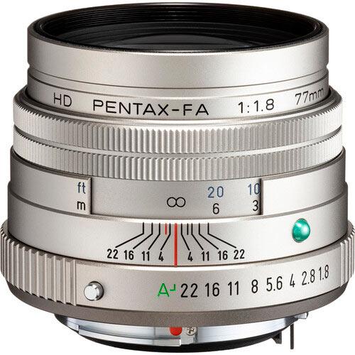 Pentax-FA HD 77mm f1.8 Limited Lens - Silver