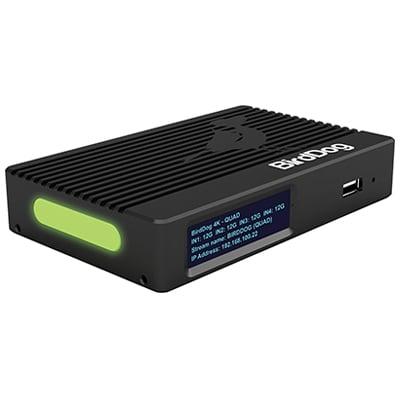 BirdDog 4K QUAD - Four channels of 12G SDI to 4Kp60 NDI Encoding and Decoding