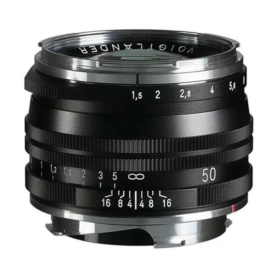 Voigtlander 50mm f1.5 II VM ASPH Vintage Line Nokton MC Lens for Leica M - Black
