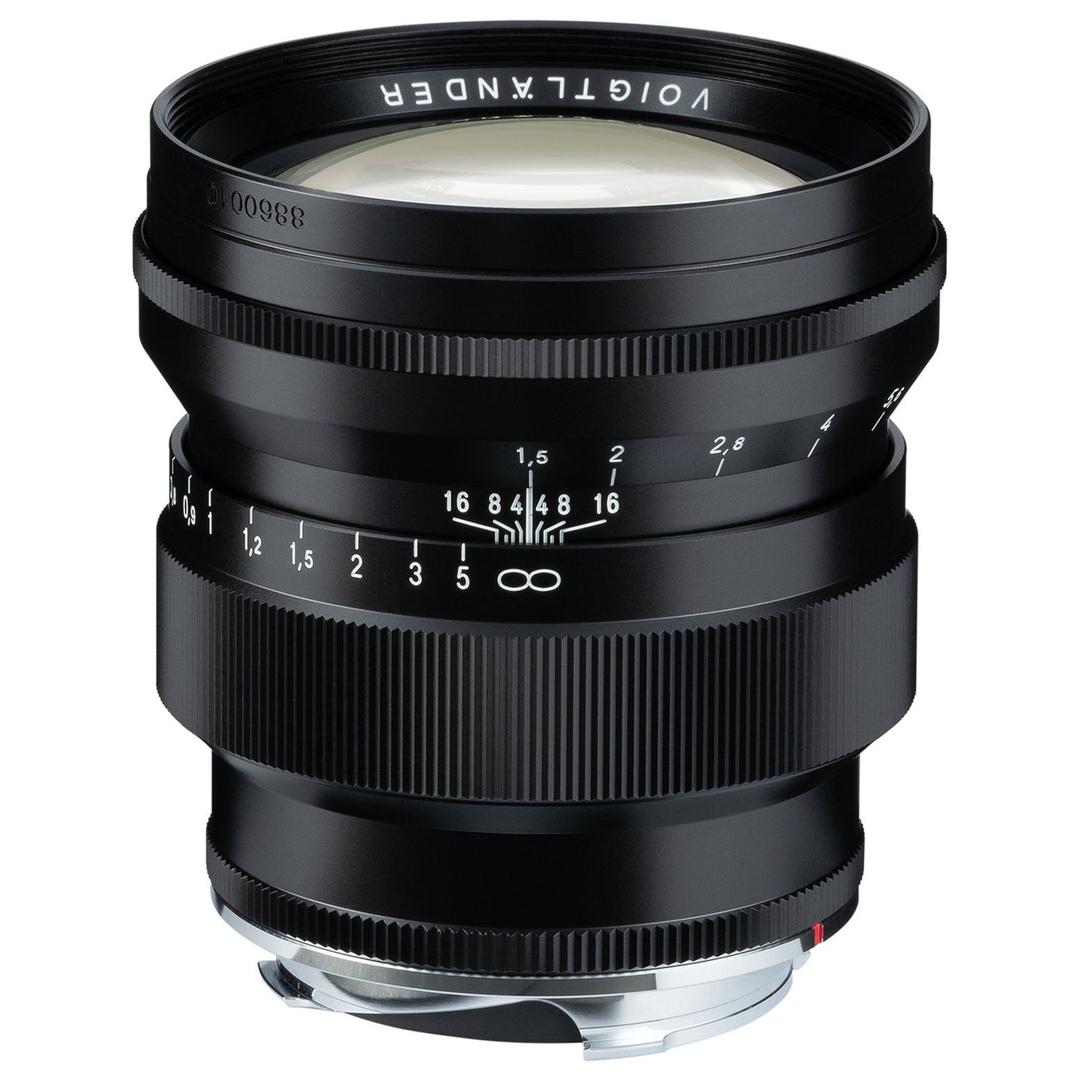 Voigtlander 75mm f1.5 VM ASPH Vintage Line Nokton Lens for Leica M - Black