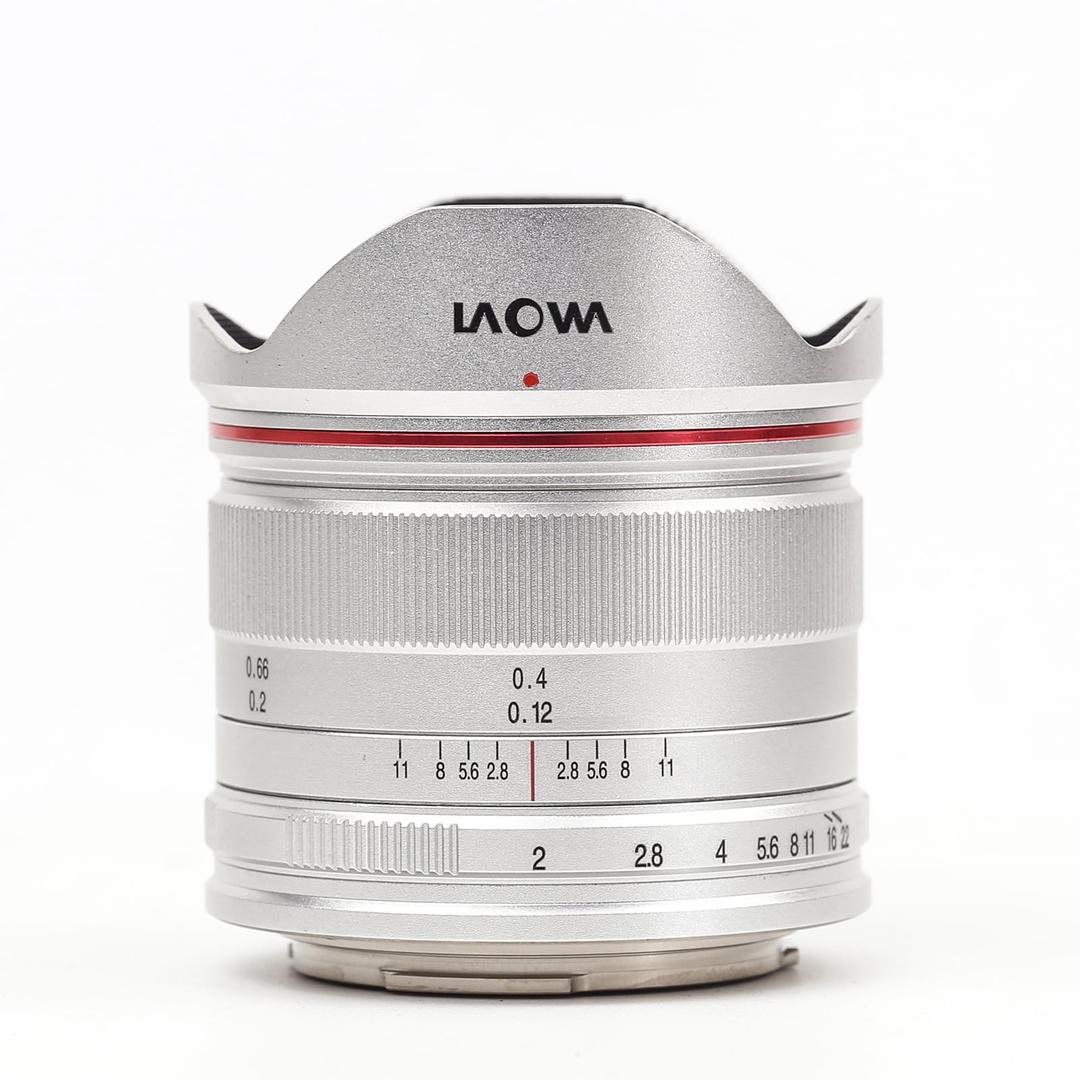 Laowa 7.5mm f2 Lens- Silver (Drone) for Micro Four Thirds
