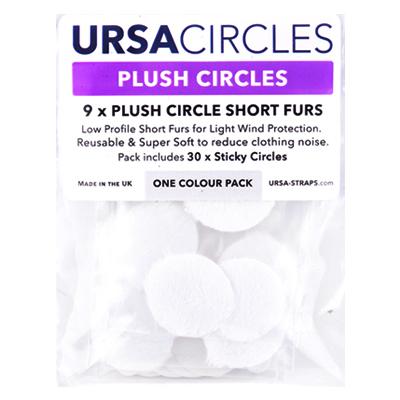 URSA 9x Plush Circles + 30x StickiesSingle Colour - White