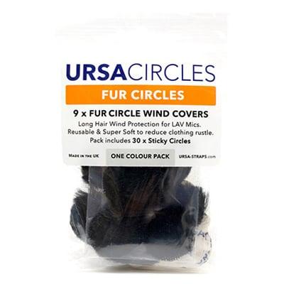 URSA 9x Fur Circles + 30x StickiesSingle Colour - Black