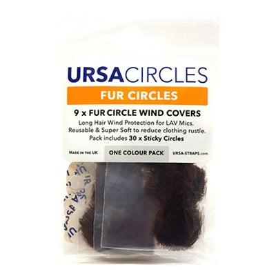URSA 9x Fur Circles + 30x StickiesSingle Colour - Brown