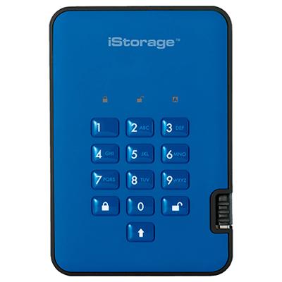 iStorage diskAshur2 SSD 256-bit 256GB - Blue
