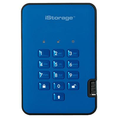 iStorage diskAshur2 SSD 256-bit 8TB - Blue