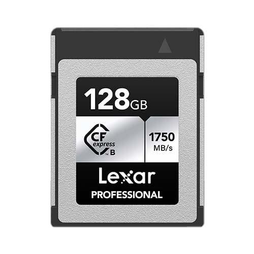 Lexar 128GB Professional (1750MB/Sec) Type B CFexpress Silver Series Memory Card