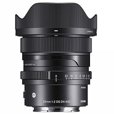 Sigma 20mm f2 DG DN I Contemporary Lens for Sony E