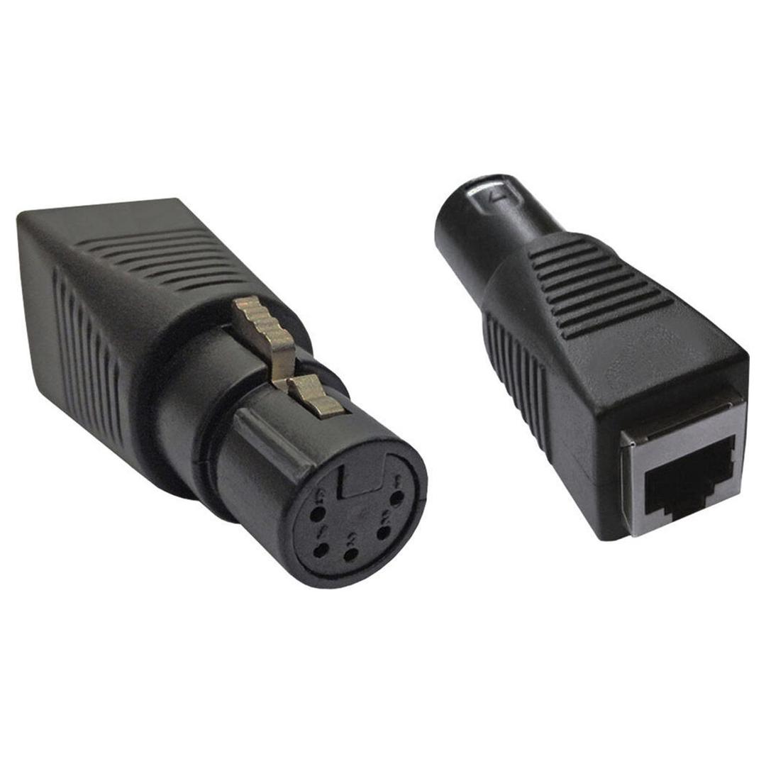 Quasar Science DMX 5-Pin Female to RJ45 Connector