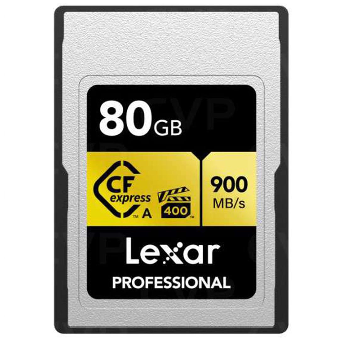 Lexar 80GB Professional (900MB/Sec) Type A CFexpress Gold Series Memory Card