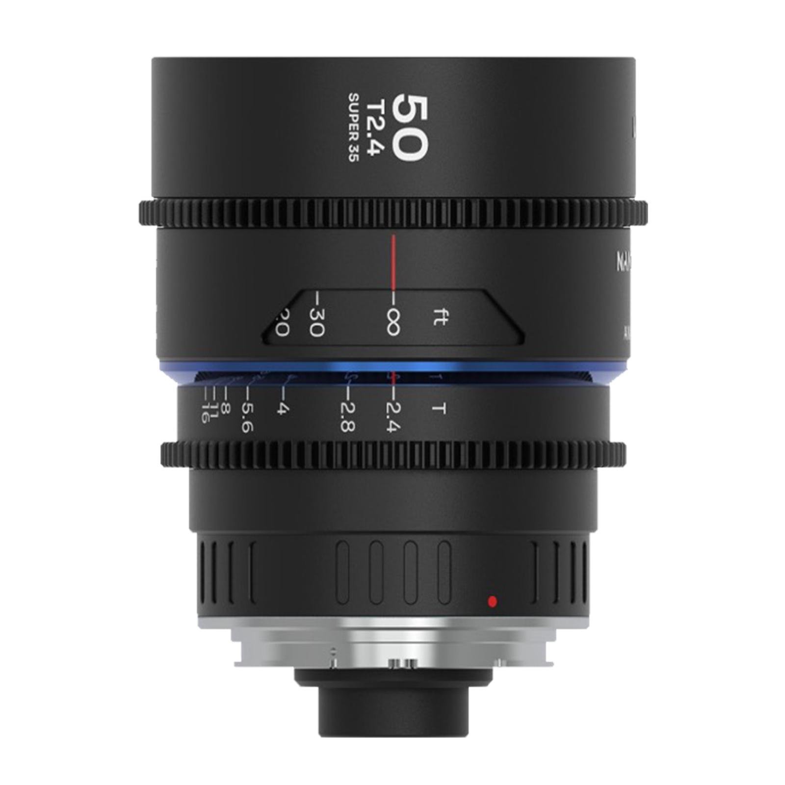 Laowa Nanomorph 50mm T2.4 1.5x S35 (Blue) Lens for PL + EF Mount